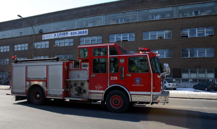 Superior Montreal Fire dept Engine 225