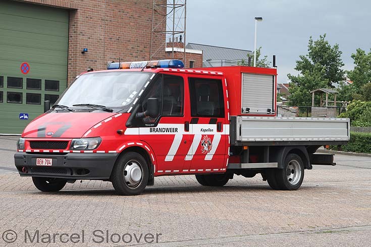 Brandweer Kapellen Ford Transit pickup