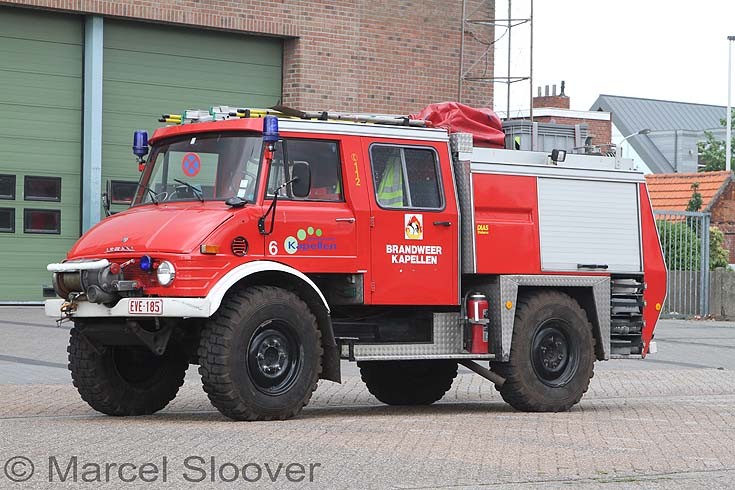 Brandweer Kapellen Belgium Mercedes Unimog