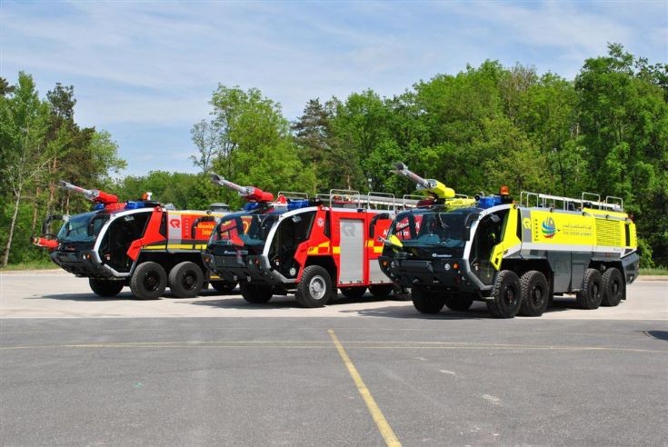 Rosenbauer Panther lineup  