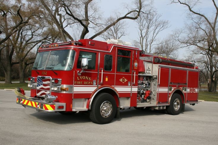 Lyons Fire Department Pierce Engine 1312
