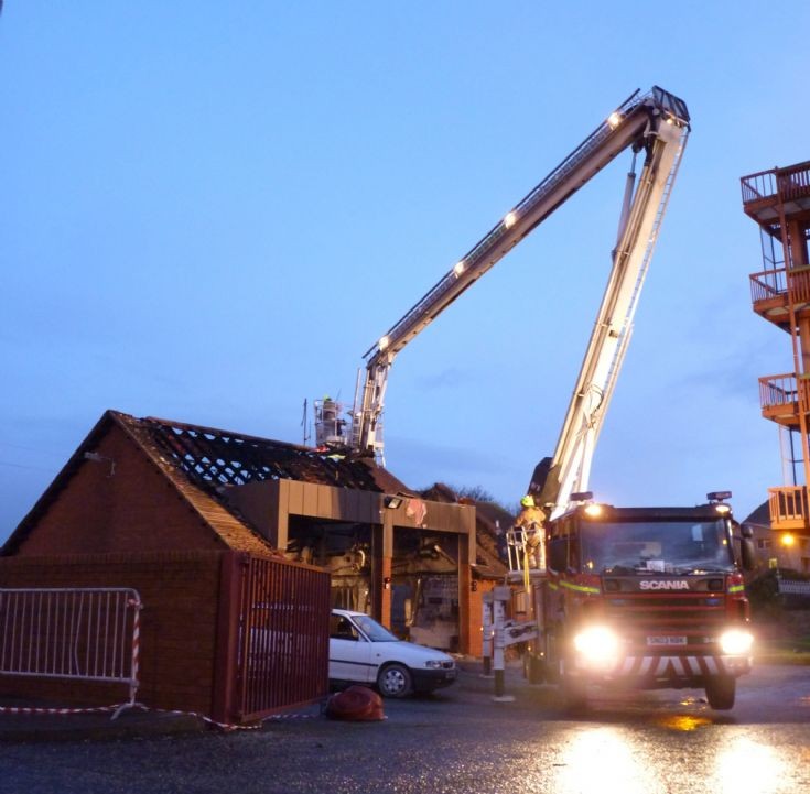 Lothian and Borders FRS HP in use.