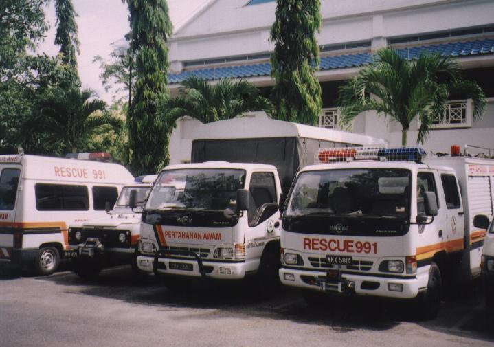 Malaysia Civil Defense vehicles picture