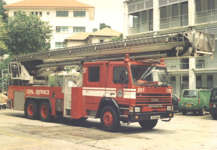 Singapore Aerial appliance Scania 