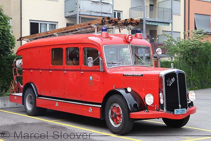 Feuerwehr Zurich Saurer Diesel oldtimer