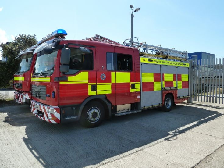 Volvo & Man Jersey Fire Brigade , Chanel Islands