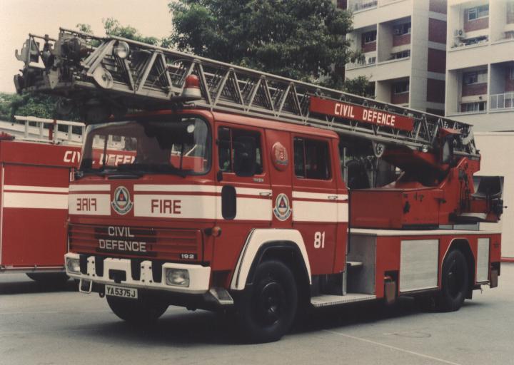 Singapore Magirus Deutz ladder 30 metres