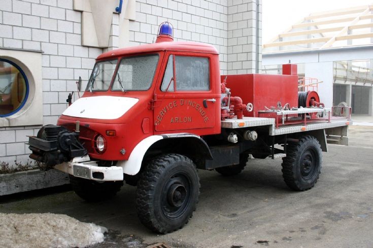 Unimog based pump Arlon Belgium