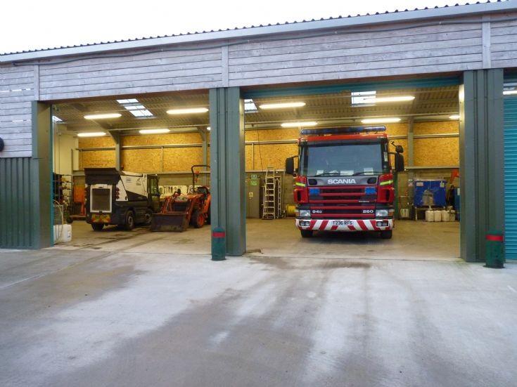 Lothian and Borders FRS temporary fire station 