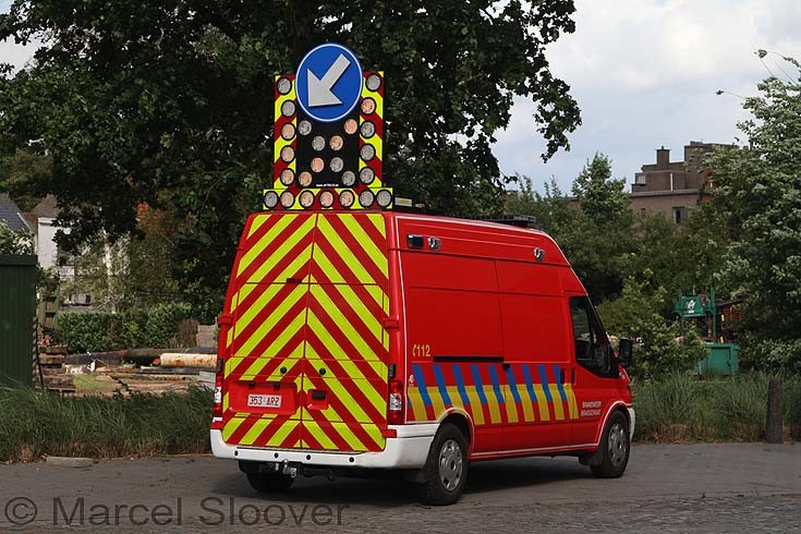 Brandweer Brasschaat Ford Transit Signal back