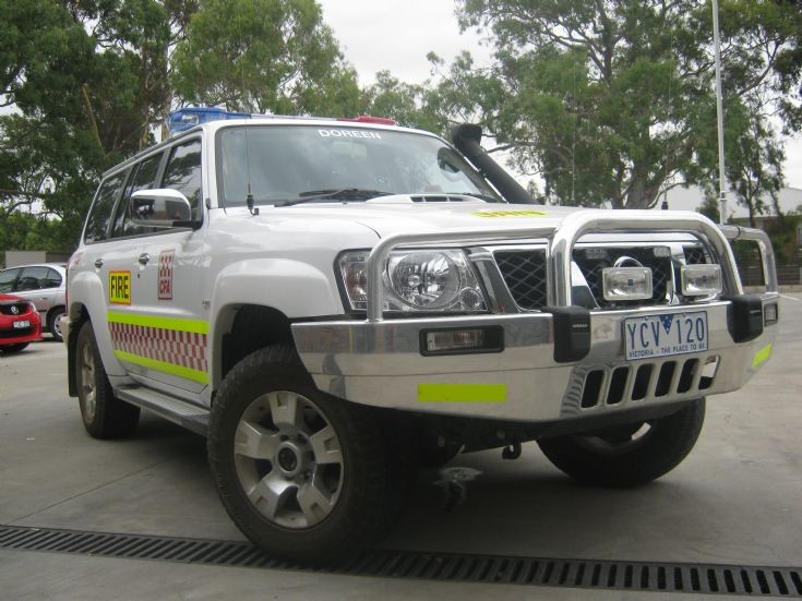 Doreen CFA Nissan Patrol 3.0 DI ST Support Car.