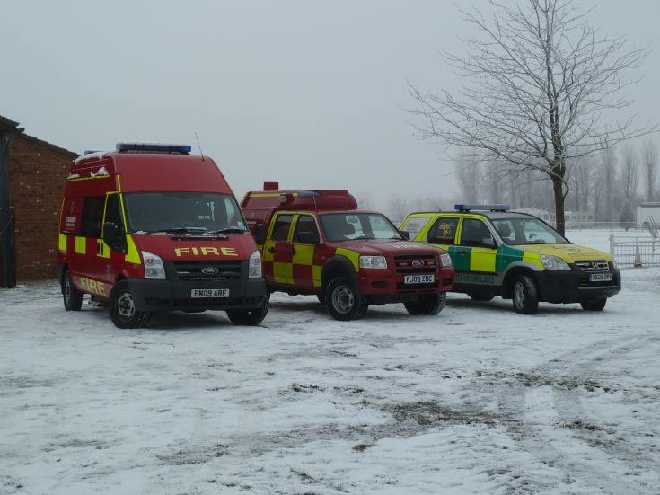 Notts Fire & Rescue  Ford's and Honda ambulance