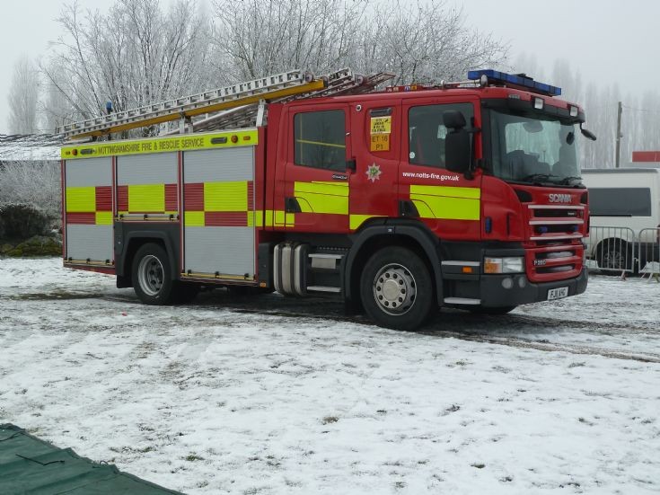 Notts Fire & Rescue Scania Fire engine