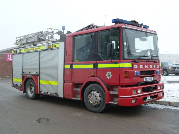 Notts Fire & Rescue  Dennis V603DRB