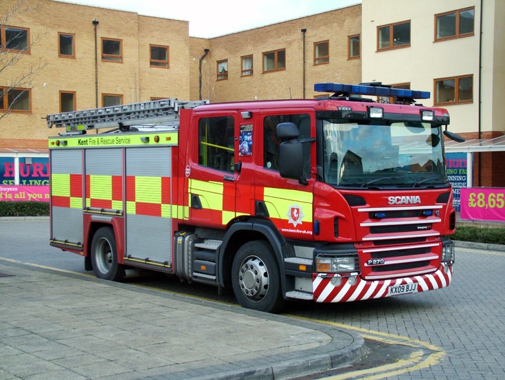 Kent Fire & Rescue Service unit 222 KX09BJJ