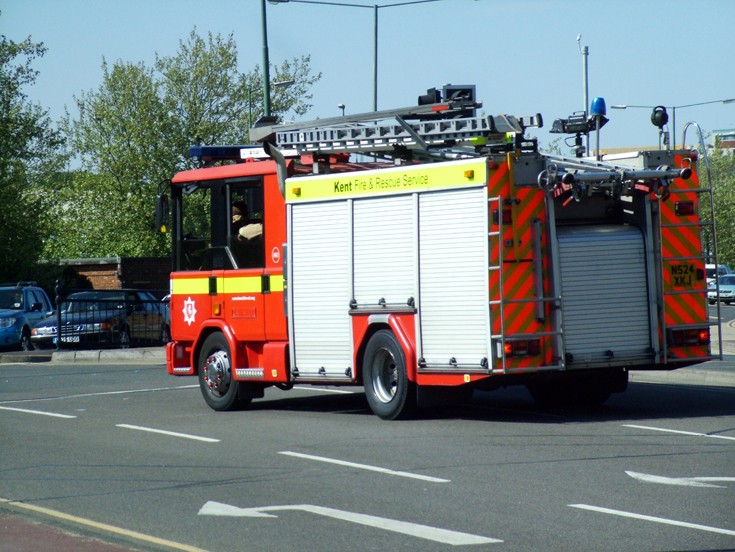 Rear view of KFB 140 Dennis Rapier