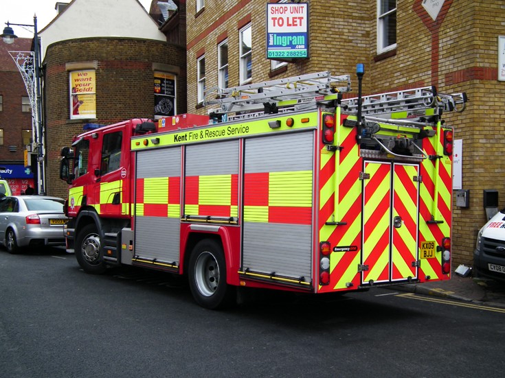 Kent Fire appliance 222 KX09BJJ back