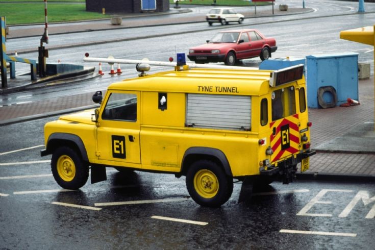 Tyne Tunnel Landrover (B611JRG) c1998.