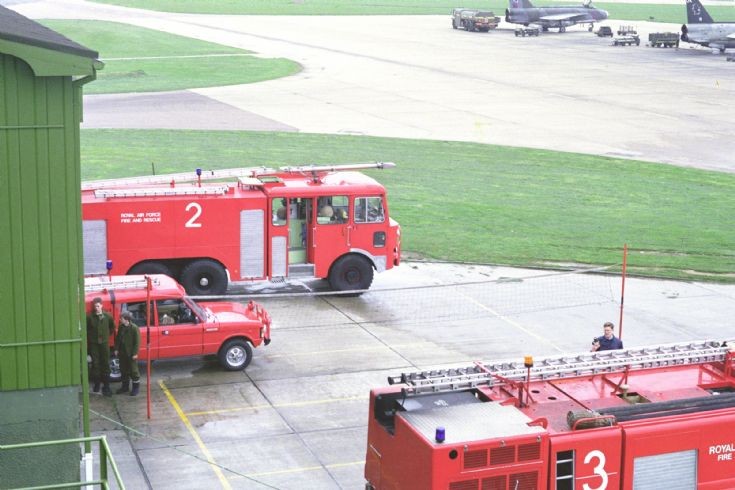 Fire Cover at RAF Binbrook 1987