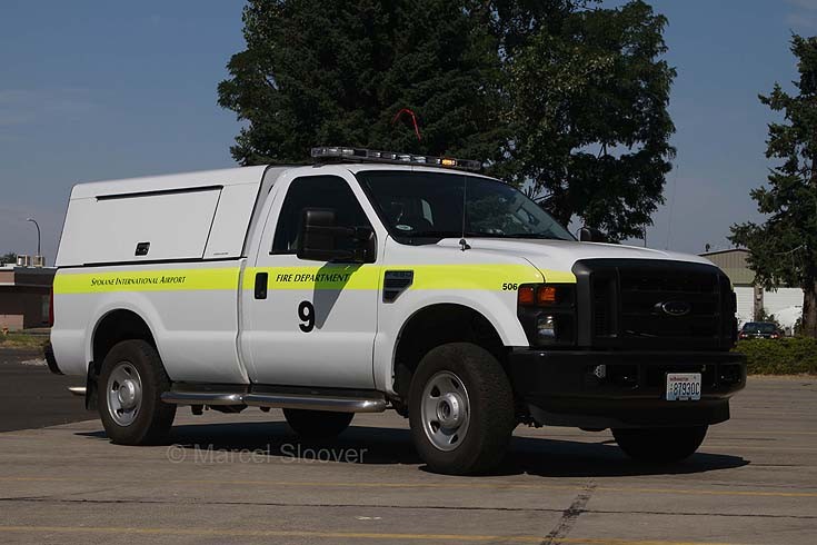 Spokane International airport Fire dept Ford