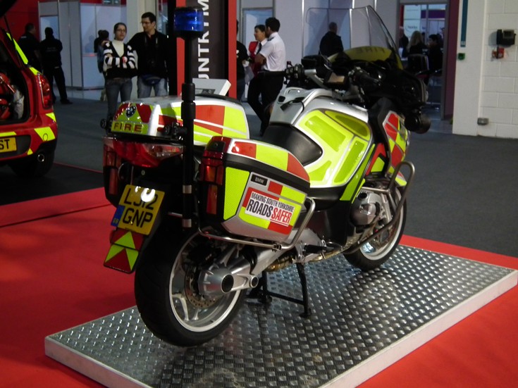 Fire & Rescue motorbike back