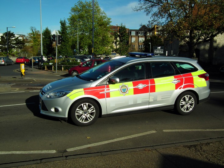 Silver Focus west Sussex Fire