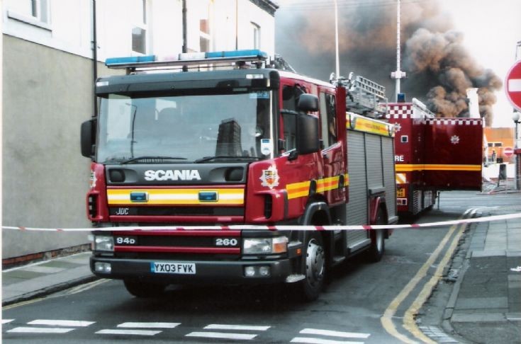 Humberside Fire Brigade YX03FVK