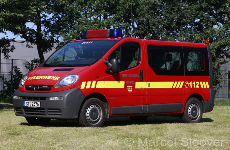 Feuerwehr Saerbeck Opel Vivaro