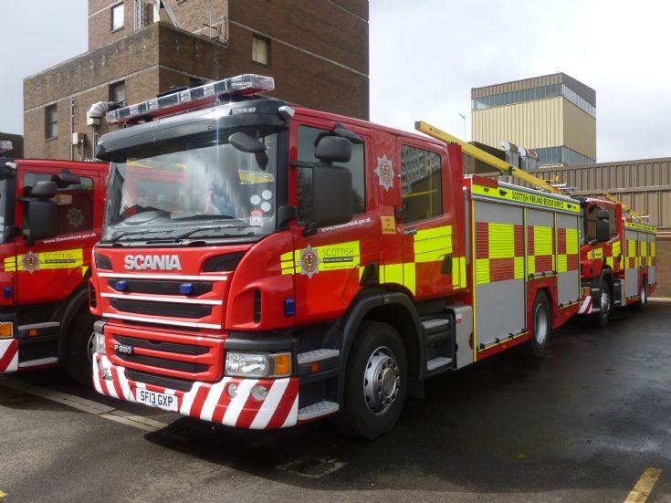 Fire Engines Photos SF13GXP Scottish Fire & Rescue