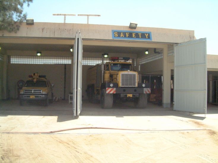 Libyan Oilfield Fire station