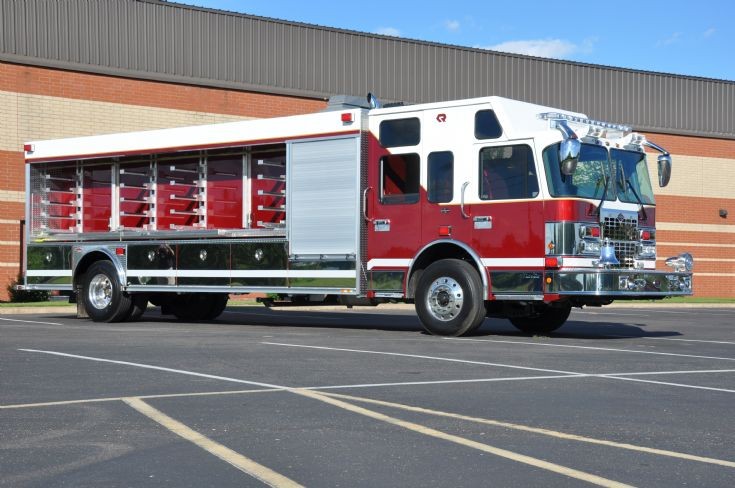 Rosenbauer special ladder truck for Chile