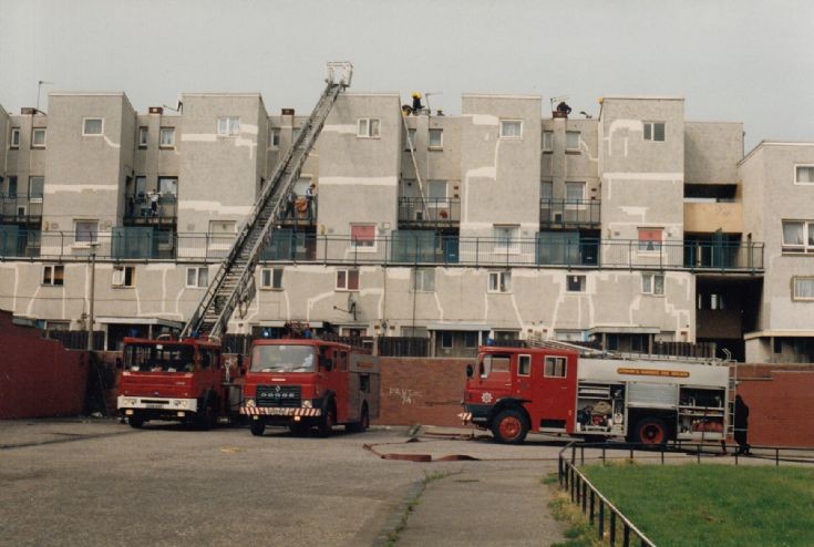 Lothian and Borders Fire Brigade Engine at work