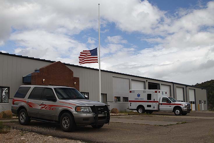 Peach Springs Arizona Fire station