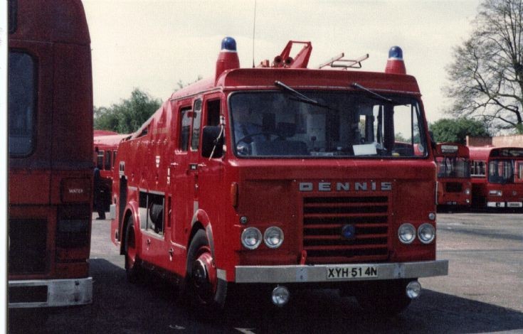 Dennis Pump XYH514N London Fire brigade