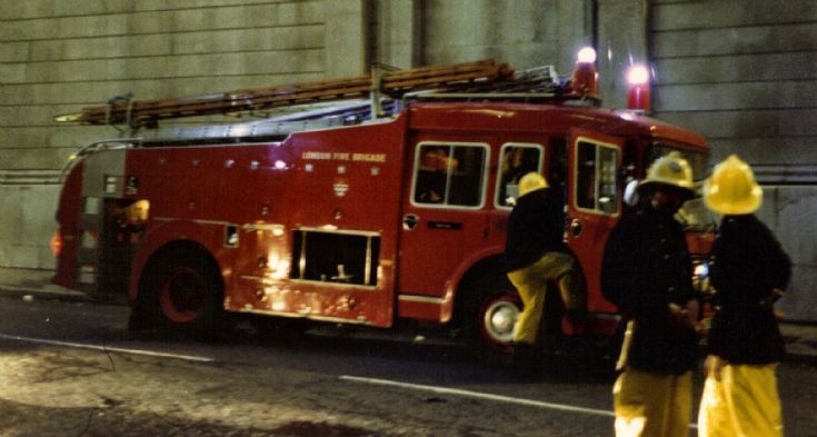 ERF Pump Ladder London Fire brigade 1986