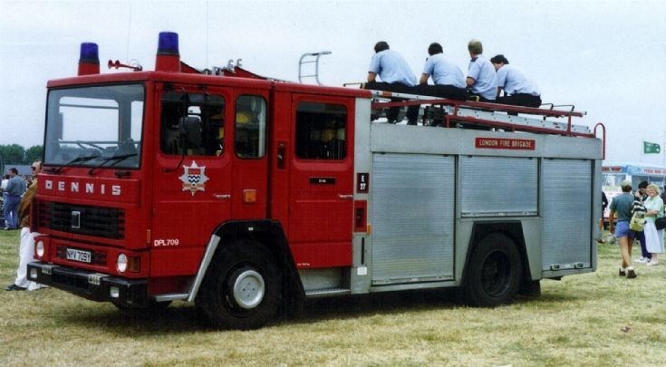 Erith Dennis London Fire Brigade NYV709Y