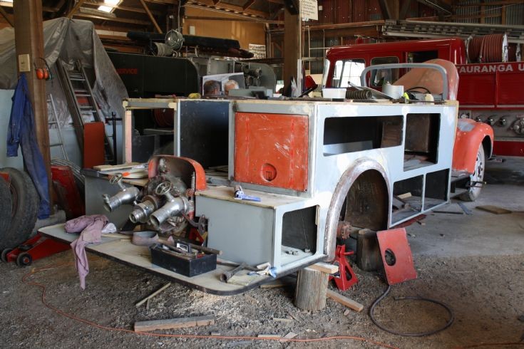 New Zealand Ford Fire truck restoration