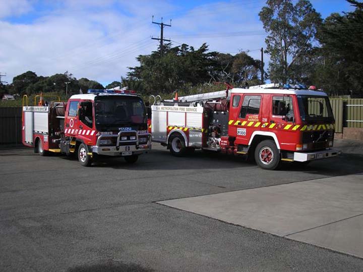 Isuzu pumper  and Volvo pumper SAMFS