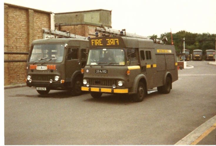 RAF fire service 1980's Bedford 23AJ82