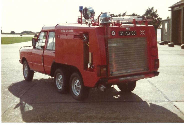 RAF fire service 1980's 31AG56 back