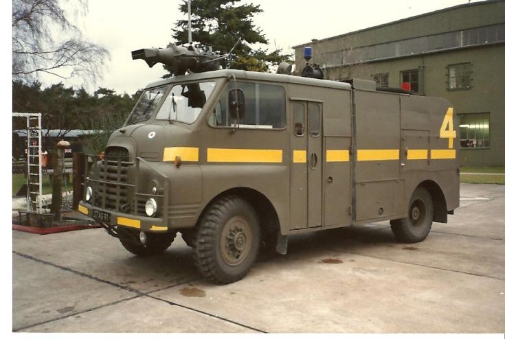 RAF fire service 1980's Bedford number 4