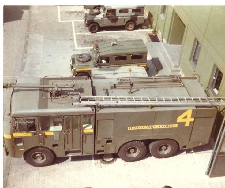 RAF fire service 1980's Gutersloh