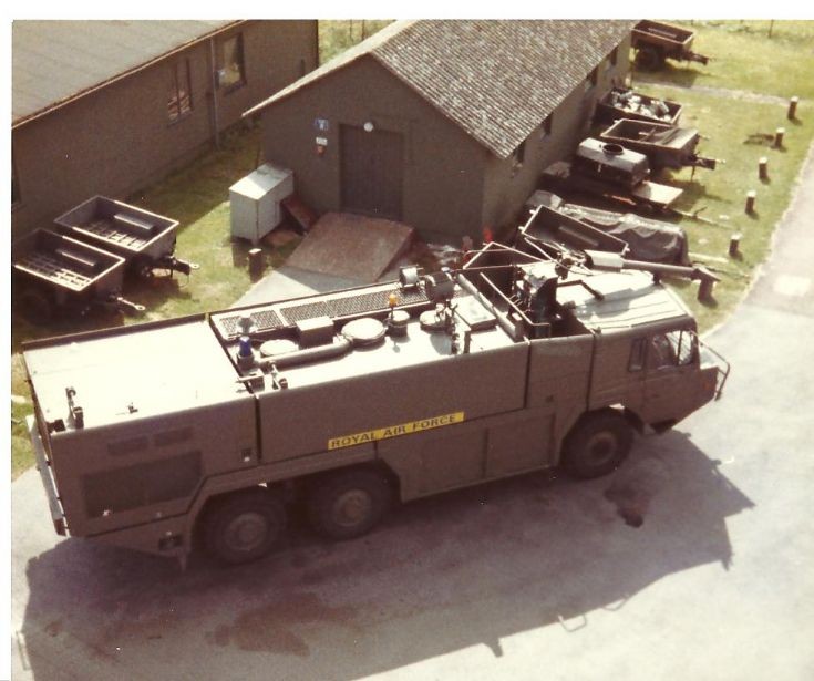 RAF fire service 1980's Mk11 Crashtender