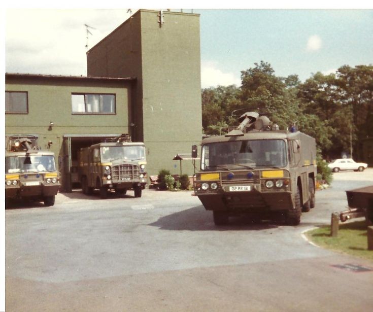 RAF fire service 1980's Gutersloh Crashtenders 