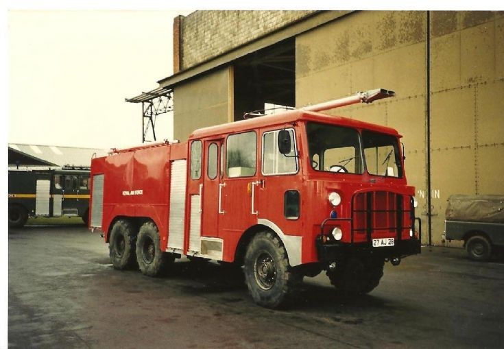 RAF fire service 1980's crashtender Catterick