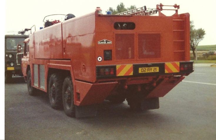 RAF fire service 1980's crashtender