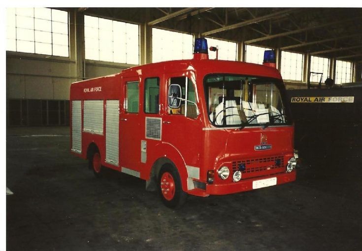 RAF fire service 1980's Bedford Catterick