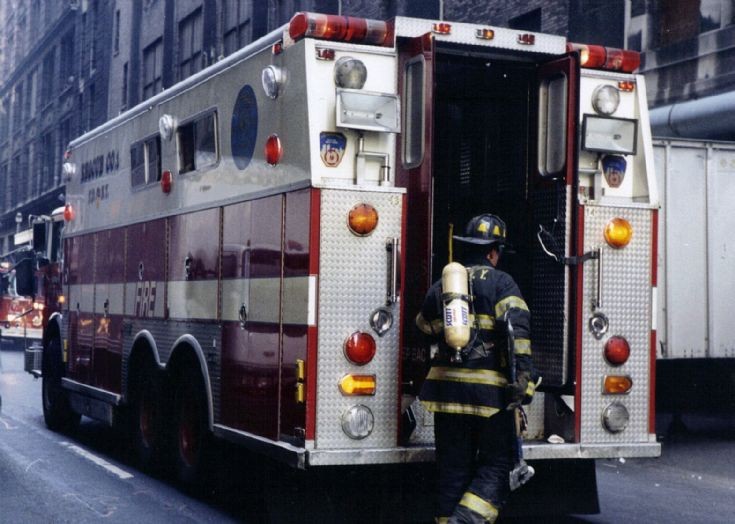 FDNY Rescue 1 rear Mack