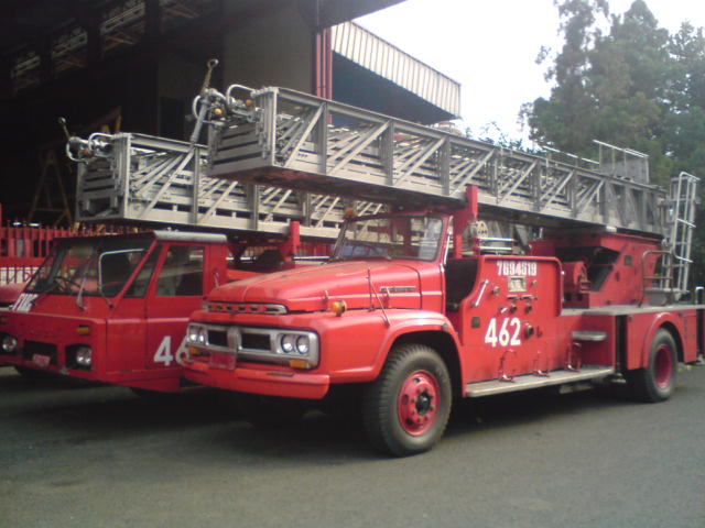 The old Jakartan Fire Dept`s vehicles