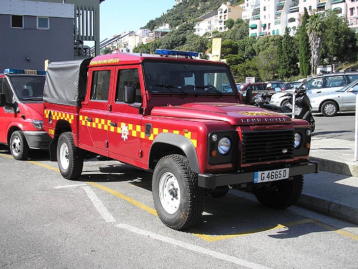 Gibraltar Fire Brigade Land Rover G4665D